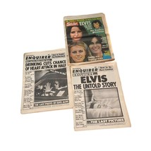 Vintage Elvis National Enquirer 9/6/77, 9/20/77 Star 9/13/77 - $24.72