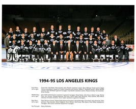 1994-95 LOS ANGELES KINGS TEAM 8X10 PHOTO HOCKEY PICTURE NHL LA - £3.88 GBP