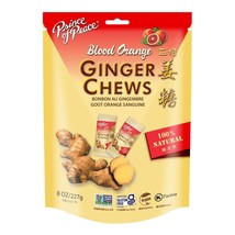 Prince of Peace Blood Orange Ginger Chews Candy, 8 Oz (Pack of 6) - $34.64