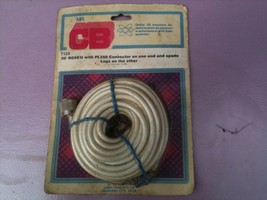 20&#39; roll --- RG58/U with PL259 connector one end, spade on other end -- ... - $4.95