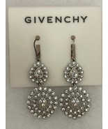 Vintage Givenchy Women&#39;s Leverback Crystal Dandelion Drops Fashion Earri... - £18.67 GBP