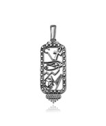 Sterling Silver Eye of Horus Ankh Scarab Pendant for Men – Egyptian Amulet - $29.99+