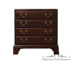 ETHAN ALLEN Georgian Court Solid Cherry Traditional Style 22&quot; Accent Cha... - £629.52 GBP