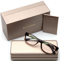 New Bvlgari 4079-G 5191 Havana Eyeglasses Glasses Frame 53-17-135 B34mm Italy - £704.89 GBP
