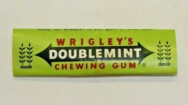 Vintage Wrigley&#39;s Doubemint Chewing Gum Green Bubblegum Wrapper Original... - $9.90