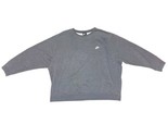 Nike Sweatshirt Mens 4XL Tall Gray Sportswear Crew Neck Heavyweight Long... - £15.13 GBP