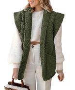 Tankaneo Womens Sherpa Fleece Vest Lightweight Teddy Jacket - Size L - $211.24 MXN Tankaneo Womens Sherpa Fleece Vest Lightweight Teddy Jacket - Size L - $211.24 MXN