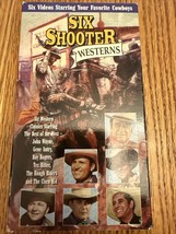 Six Shooter Westerns VHS - $12.00