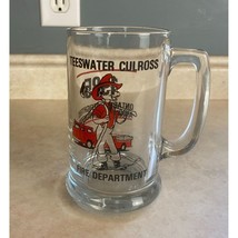 Teeswater Fire Dept. 1985 Firefighters Convention Glass D Handle 12 Ounc... - $13.85