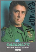 Matthew Wait Casualty Hand Signed Cast Card Photo - £5.50 GBP