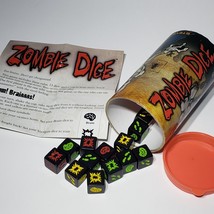 Zombie Dice Game Steve Jackson Games 13 Die Strategy Risk Game Complete - £8.57 GBP