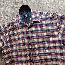Wrangler Twenty X 20X Plaid Short Sleeve Button Front Western Shirt Mens... - $13.50