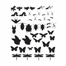 Bugs Gazillion - 46 Insect Sillhouette Wall Decals - £30.77 GBP