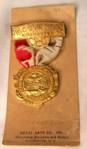 1921 IOOF ODD FELLOWS GRAND LODGE OF NY CONVENTION BADGE MEDAL ROCHESTER - £27.25 GBP