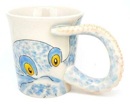 Octopus 3D Coffee Tea Mug Cup 10 oz Ceramic Hand Painted Marine Ocean Sea - £18.55 GBP