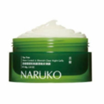 NARUKO 80g Tea Tree Shine Control &amp; Blemish Clear Night Gelly Sleeping Mask - £20.77 GBP