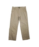 Eddie Bauer Men&#39;s 35x32 Tan Denim Straight Leg Cargo Jeans, Outdoors Gor... - $33.08 CAD