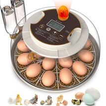 18 Egg Incubator for Hatching Egg Candler Automatic Egg Turning Humidity... - $1,844.98 MXN