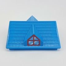 Lincoln Logs Light Blue Roof Playskool Toy Replacement Piece Part - $5.19