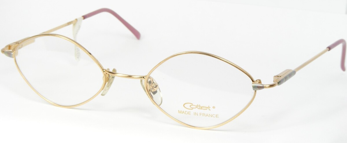 Vintage Cottet KT 116.327 Oro / Multicolor Gafas Marco 49-19-140mm - $75.88