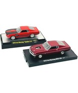 Diecast Cars - 1970 MUSTANG GAMBLER 514 &amp; BOSS 429 w/Display Stands- M2 ... - $24.45
