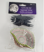 Halloween Cupcake Kit 18 Witches Hat Topper 18 Cupcake Liners - $14.56