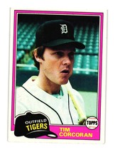 1981 Topps #448 Tim Corcoran Detroit Tigers - £1.33 GBP