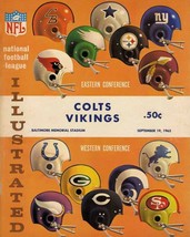 1965 BALTIMORE COLTS vs MINNESOTA VIKINGS 8X10 PHOTO FOOTBALL PICTURE NFL - $4.94