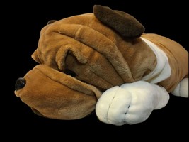 Shar Pei Plush Jumbo Dog Huge Giant Stuffed Animal Sharpei Wrinkle Puppy 3 Feet - $199.00