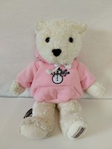 14&quot; Cheesecake Factory IVORY Bear - Plush - Pink Hoodie - Herrington Bears 2007 - £9.34 GBP