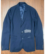 Armani Exchange A|X $220 Men&#39;s Navy Blue Polyester Sport Coat Blazer 40 - $1,414.52 MXN