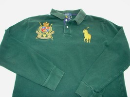 Polo By Ralph Lauren RL County Riders &amp; Jockey Club Polo Shirt Size XL G... - £21.75 GBP