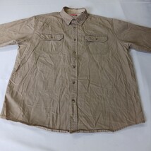 Wrangler Premium Quality Denim Shirt L Men's Blue Long Sleeve Button Up RN130273 image 12