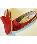Women’s Beverly Hills Polo Club Canvas Red Slip On Shoes Size 6.   SKU 0... - $6.88