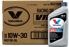 VR1 Racing SAE 10W-30 Motor Oil 1 QT, Case of 6 - $64.28