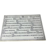 Decorative Marble Plaque ABCs of Life Wall Hanging Plaque - $43.20
