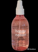 New! Victoria's Secret Pink ~Happy Nation ~ Coconut ~ Happy Body Mist 8 Oz - £9.02 GBP