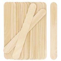 8&#39;&#39; Jumbo Craft Sticks, 60Pcs Extra Large Natural Premium Wood, Ice Cream Sticks - £12.77 GBP