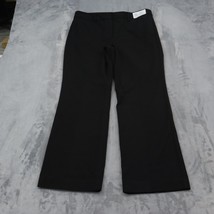 Talbots Pants Womens 14P Black Dress Pants Bootcut Flat Front Hook Eye Zip - £28.47 GBP