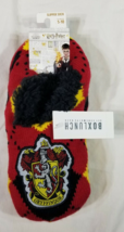 Bioworld Harry Potter Slipper Sock Gryffindor Non-Skid Sole Faux Fur Lined - £10.05 GBP