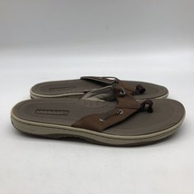 Sperry Top Sider Men&#39;s Baitfish Sandals STS16966 Size 8 Brown - £38.63 GBP