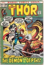 The Mighty Thor Comic Book #204 Marvel Comics 1972 VERY GOOD- - £2.39 GBP