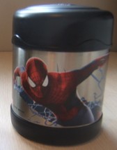 Spiderman Thermos Kids Insulated Food Drink Container Marvel 4.5&quot; Tall P... - £9.17 GBP