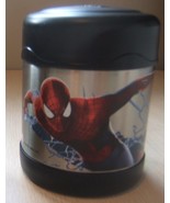 Spiderman Thermos Kids Insulated Food Drink Container Marvel 4.5&quot; Tall P... - £9.18 GBP