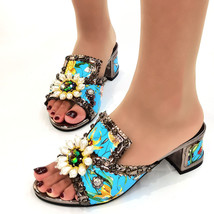 New Fashion Ladies Shoes and Sandals Italian Wonen for Party Plus Size 37-43 Hee - £42.29 GBP
