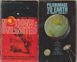 Notions: Unlimited &amp; Pilgrimage to Earth by Robert Sheckley 1960/64 stories - $17.00