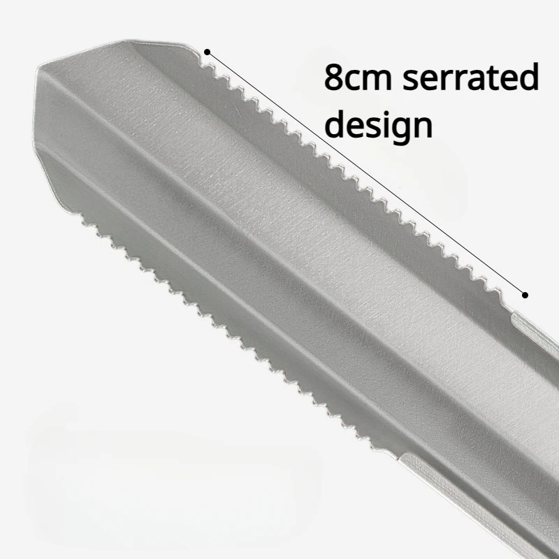 Titanium Camping Shovels Outdoor Compact Poop Shovel Trowel Ultralight Camping Knives & Tools