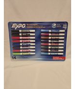 Expo Fine Tip Dry Erase Low Odor Ink Assorted Color Markers - 16 Count - $313.68 MXN