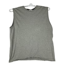 Fruit of the Loom Men&#39;s Sleeveless Crew Neck T-shirt Size XL Gray - $13.10