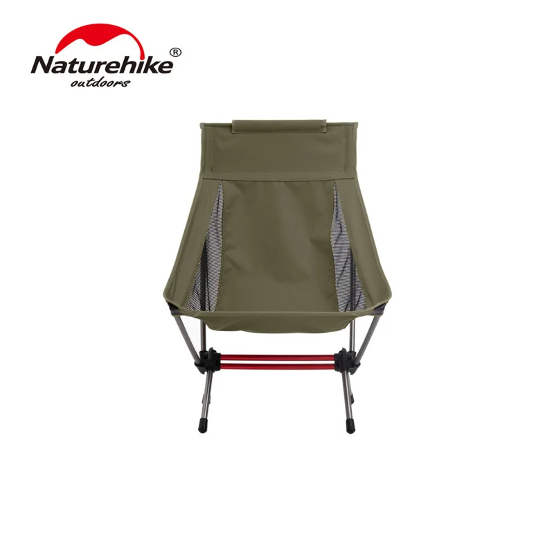 Able ultralight camping foldable backrest stool for fishing picnic bbq moon chair beach thumb200